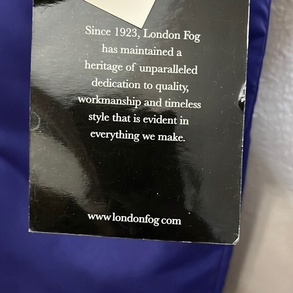 LONDON FOG Baby Classic Snow Bib Ski Snowsuit Purple 12 months NWT - Picture 9 of 11